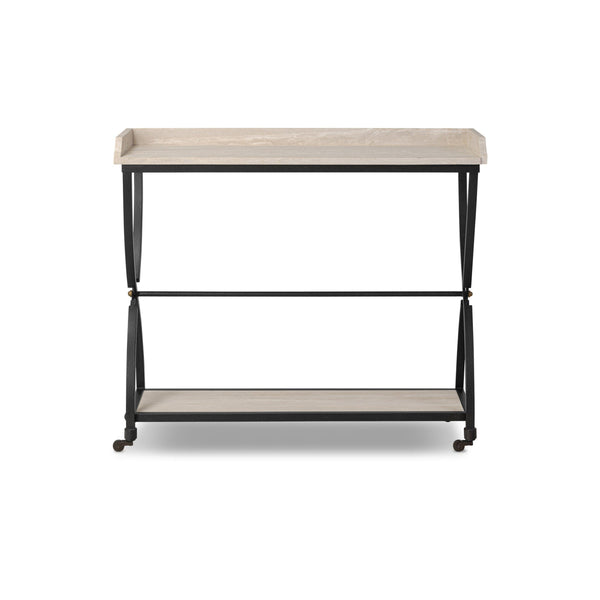 Six Beers Table - Travertine