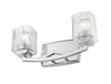 Zaid 2 Light Vanity in Chrome Finish