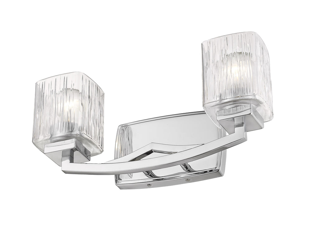 Zaid 2 Light Vanity in Chrome Finish