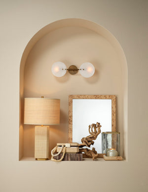 Utopia Raffia Table Lamp with Raffia Shade
