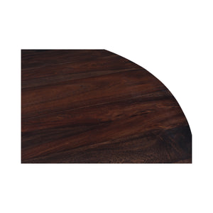 Moe's Myron Dining Table in Dark Brown Sheesham