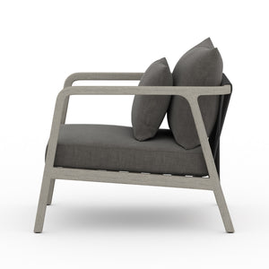 Numa Outdoor Chair in Grey and Charcoal