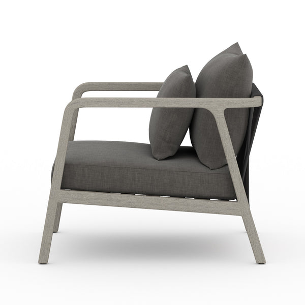 Numa Outdoor Chair in Grey and Charcoal