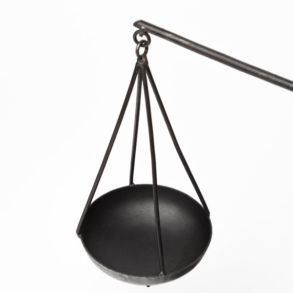 Ellis 10L x 4W Black Metal Vintage Inspired Weighing Scale