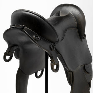 Colt III 8L x 9W Black Equestrian-Inspired English Horse Saddle