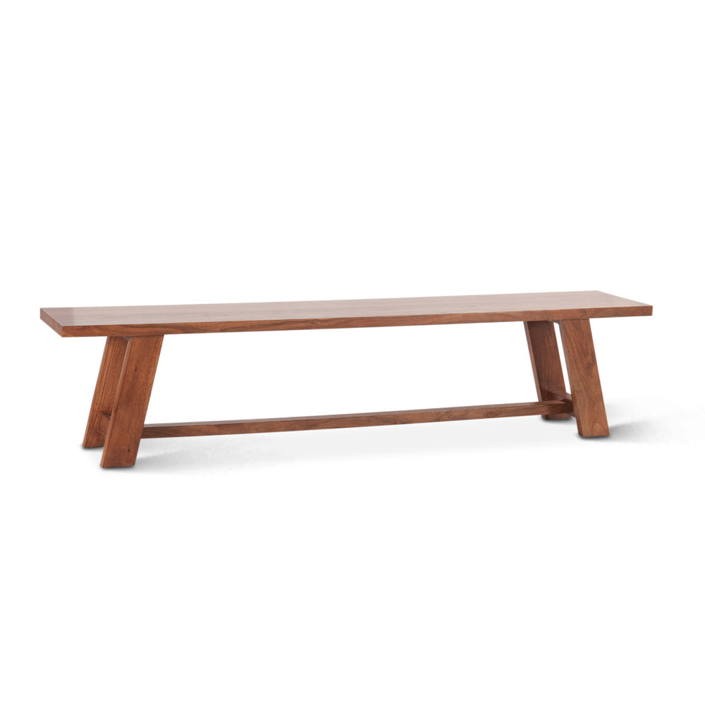 Savannah 80" Bench, Cinnamon Brown