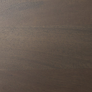 Wolcott Rectangular Dark Brown Solid Wood Bench