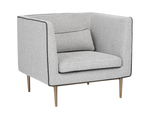 BATAVIA ARMCHAIR - BELFAST HEATHER GREY