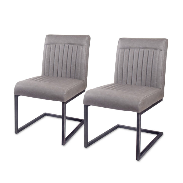 Ronan Dining Chair In Antique Graphite Gray