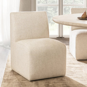 Brighton Upholstered Dining Chair - Beige Vanilla