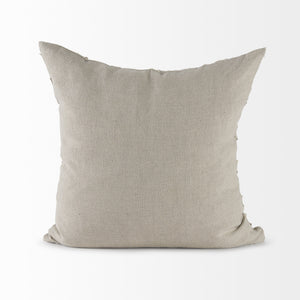 Ivivva 20L x 20W Beige Fabric Textured Decorative Pillow Cover