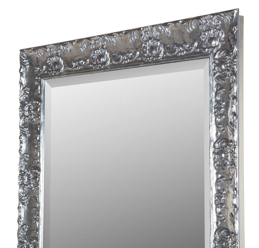 Lacquered 3.5" Pewter frame Mirror