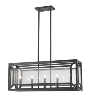 Braum 5 Light Pendant in Bronze Finish