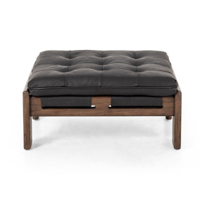 Halston Ottoman In Heirloom Black