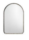 Arch Iron Wall Mirror, Silver