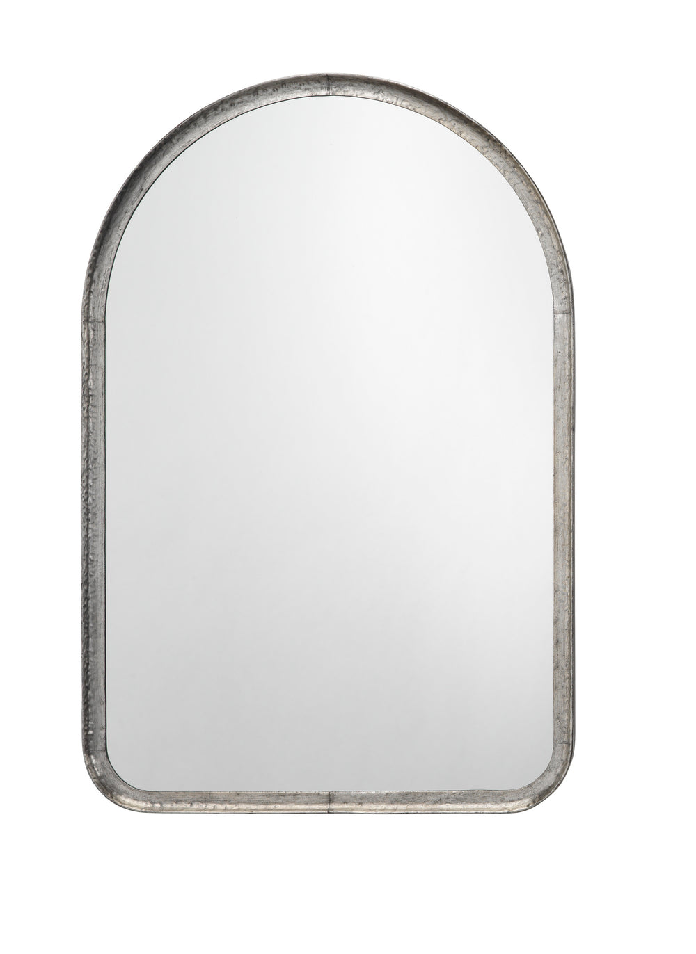 Arch Iron Wall Mirror, Silver