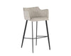 Griffin Barstool - November Grey / Bravo Cognac