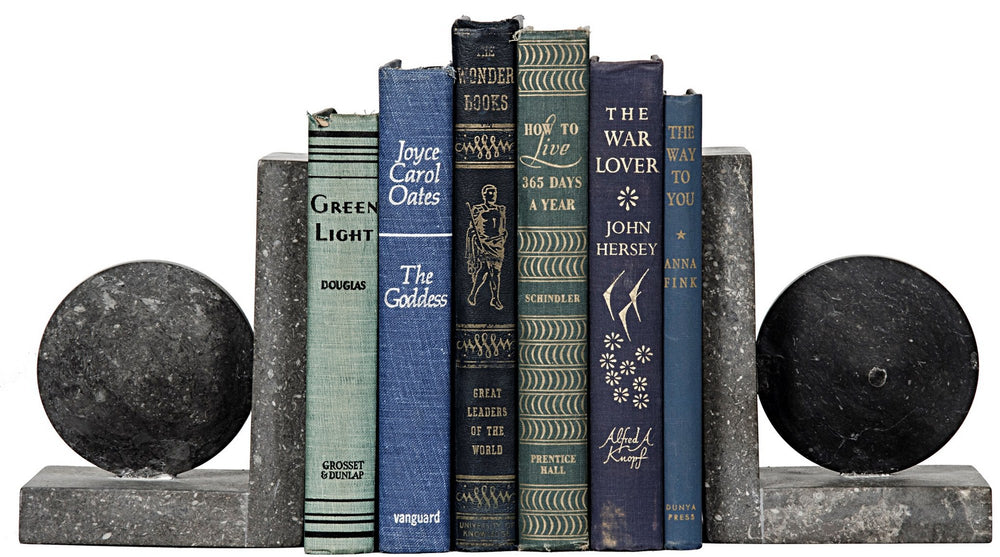 Marble Bookends