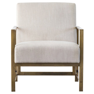 Francis Fabric Arm Chair In Shortbread