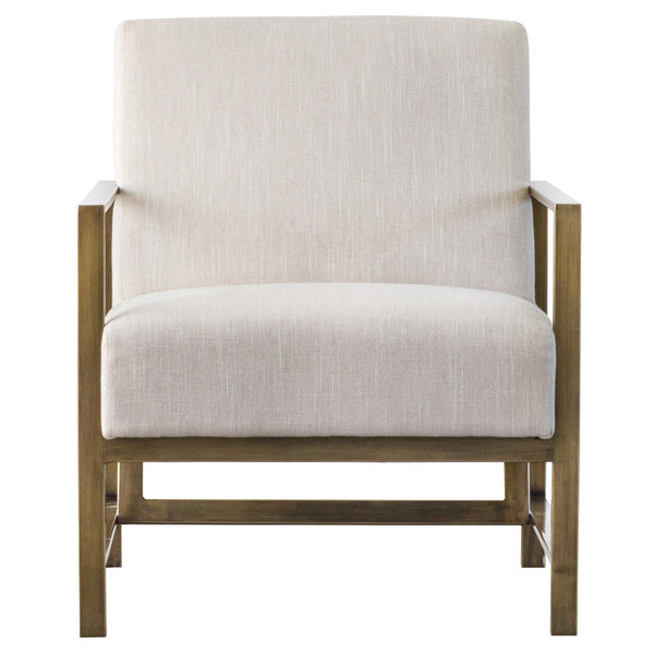 Francis Fabric Arm Chair In Shortbread