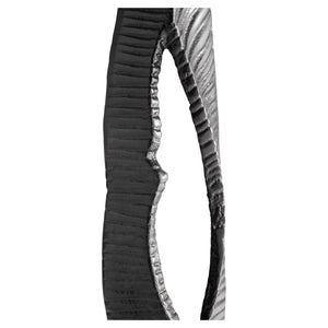 Zara Tower Sculpture in Silver and Black