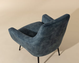 ALETTA LOUNGE CHAIR - NONO PETROL