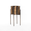 Jed Planter-Weathered Brass