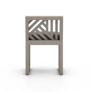Avalon Outdoor Dining Chair In Gry/Charcoal