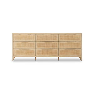 Sydney 9 Drawer Dresser In Natural Mango