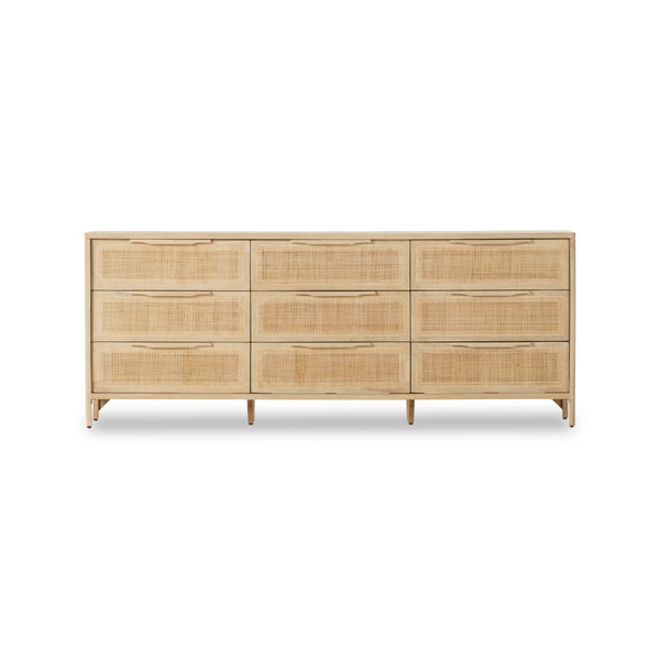 Sydney 9 Drawer Dresser In Natural Mango