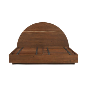 Moe's Watson Queen Bed in Brown Acacia