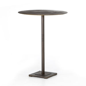 Fannin Bar Table In Acid Aged Brass In Bar