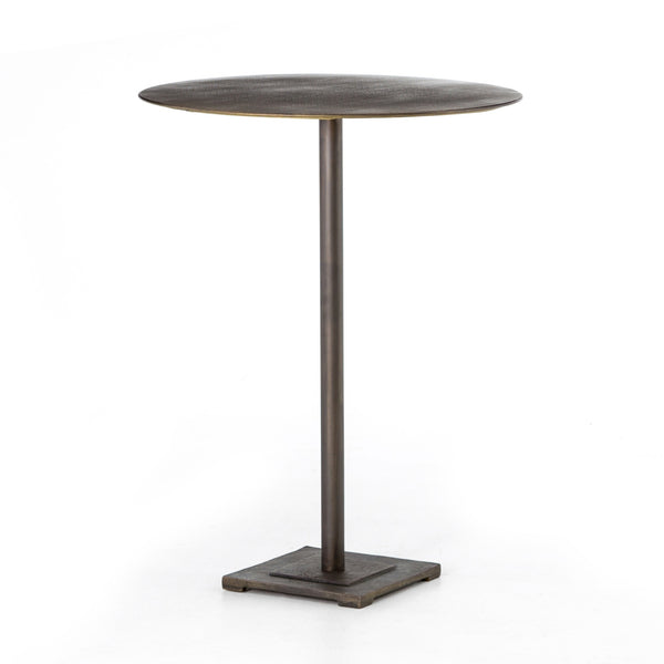 Fannin Bar Table In Acid Aged Brass In Bar
