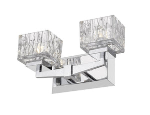 Rubicon 2 Light Vanity in Chrome Finish