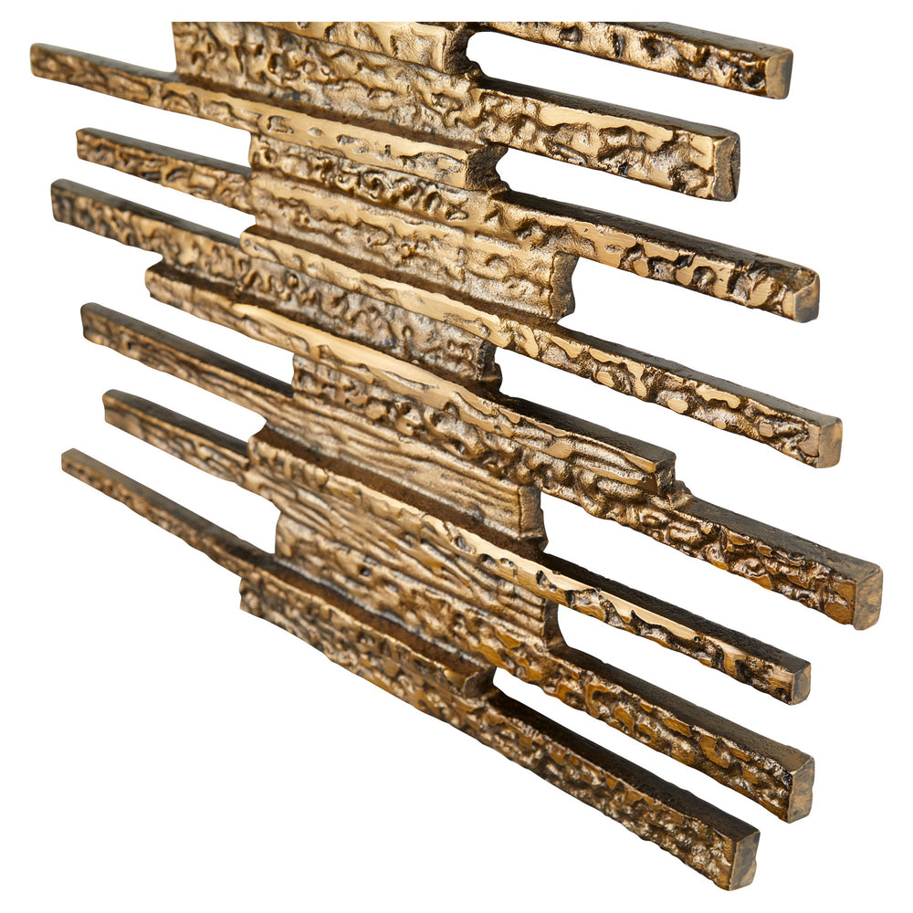 Ledger Wall Decor | Antique Brass - Large