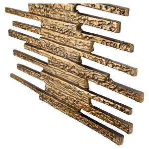 Ledger Wall Decor | Antique Brass - Large