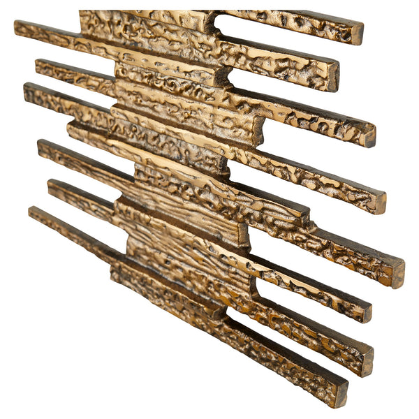 Ledger Wall Decor | Antique Brass - Large