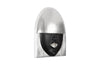 Fashion Faces Wall Art, Large, Smallile, Black And Silver Leaf