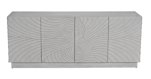 Cavalier Mahogany and Veneer Sideboard in White Wash Finish