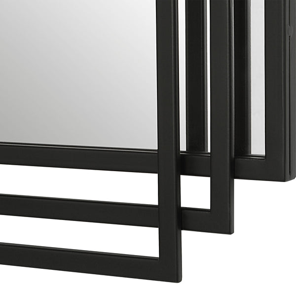 Amherst Black Iron Mirror