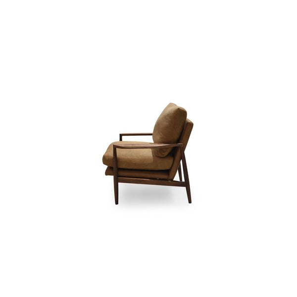 Moe's Arturo Accent Chair in Tan Leather