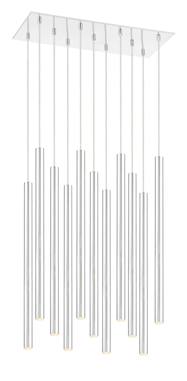 Forest 11 Light Island/Billiard in Chrome Finish