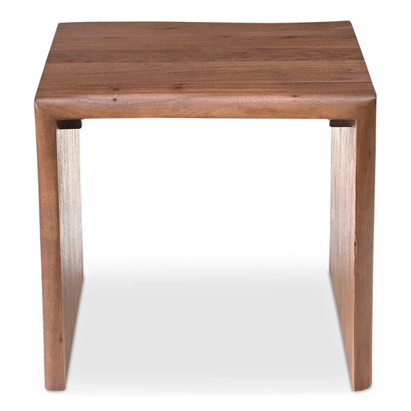 Tyrell Side Table in Natural Brown Acacia