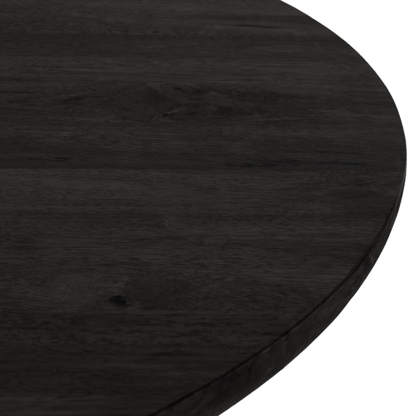 Bibianna Dining Table In Worn Black