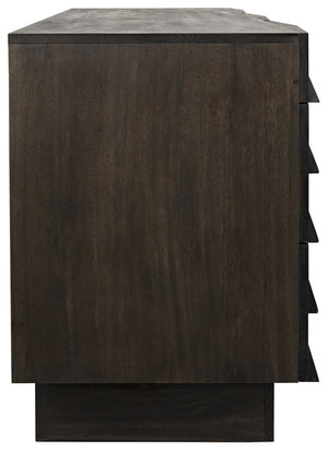 Drake Ebony Walnut Sideboard in Walnut and Veneer