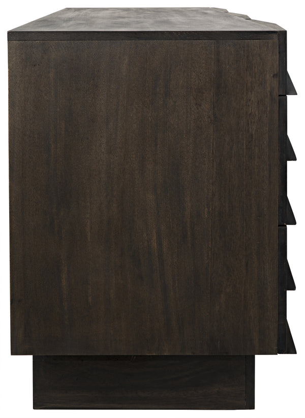Drake Ebony Walnut Sideboard in Walnut and Veneer