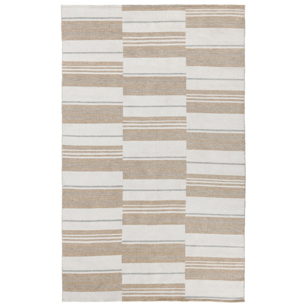 Indoor/Outdoor Colton Stripe Rug 5'x8' - Ivory/Multi