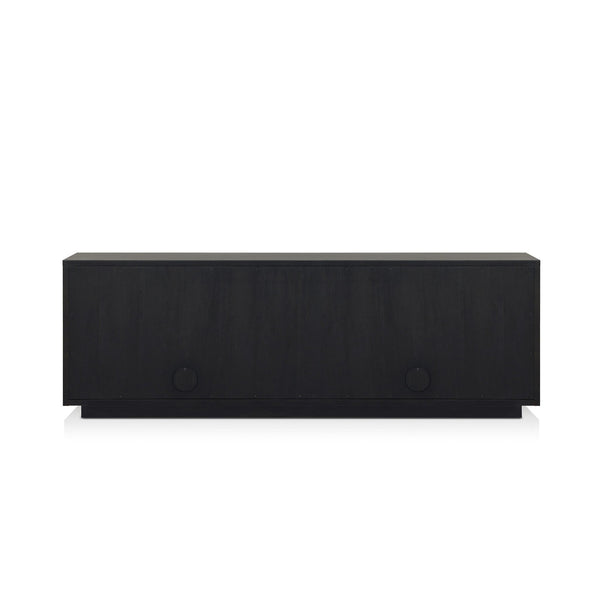 Nyland Media Console - Black Mahogany Veneer