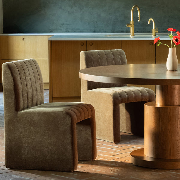 Moe's Sally Dining Chair in Cedar Green