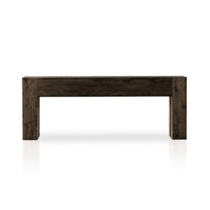 Abaso Console Table In Ebony Rustic